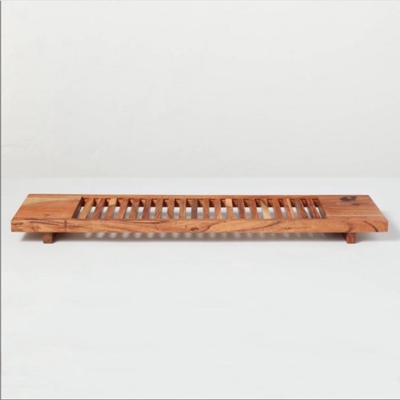 Hearth & Hand Bath Slatted Wood Bathtub Tray Hearth Hand With